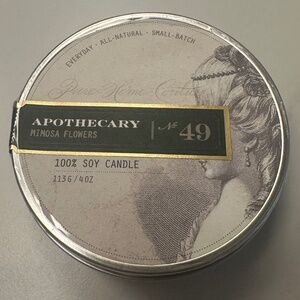 PURE HOME COUTURE - Mimosa Flower - 100% Soy Candle - 113 g / 4 oz - 15 hours